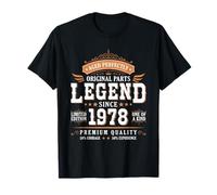 Legend Since 1978 Birthday Limited Edition Men Born in 1978 Camiseta