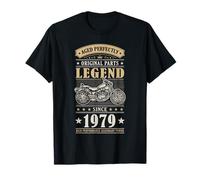 Legend Since 1979 Birthday Vintage Bike Bikers Born in 1979 Camiseta