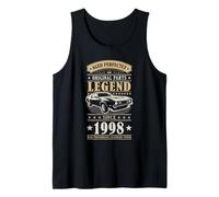 Legend Since 1998 Birthday Classic Car Men Born in 1998 Camiseta sin Mangas