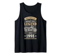 Legend Since 1998 Birthday Vintage Bike Bikers Born in 1998 Camiseta sin Mangas