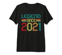 Legend Since 2021 Retro 5 Years Old Vintage 5th Birthday Camiseta Premium