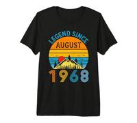 Legend Since August 1968 58th Birthday Vintage 58 Years Old Camiseta Premium