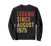Legend Since August 1975 Vintage 1975 Idea Birth Of Birthday Sudadera