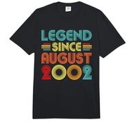 Legend Since August 2002 Vintage 24 Years Old 24th Birthday Comfort Colors Adult Heavyweight T-Shirt