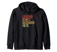 Legend Since December 1975 Vintage 1975 Birth Of Birthday Sudadera con Capucha