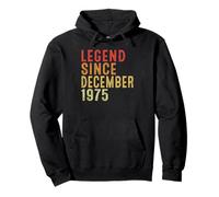 Legend Since December 1975 Vintage 1975 Birth Of Birthday Sudadera con Capucha