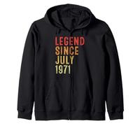 Legend Since July 1971 Vintage 1971 Birth Of Birthday Gifts Sudadera con Capucha