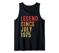 Legend Since July 1975 Vintage 1975 Birth Of Birthday Gifts Camiseta sin Mangas