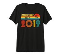 Legend Since July 2019 7th Birthday Gifts Idea 7 Years Old Camiseta Premium