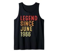 Legend Since June 1966 Vintage 1966 Birth Of Birthday Gifts Camiseta sin Mangas
