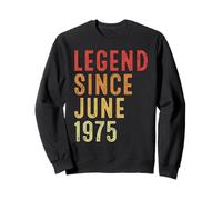Legend Since June 1975 Vintage 1975 Birth Of Birthday Gifts Sudadera