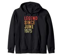 Legend Since June 1975 Vintage 1975 Birth Of Birthday Gifts Sudadera con Capucha
