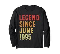 Legend Since June 1995 Vintage 1995 Birth Of Birthday Gifts Manga Larga