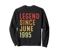 Legend Since June 1995 Vintage 1995 Birth Of Birthday Gifts Sudadera