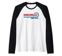 Legend Since June 2004 Camiseta Manga Raglan