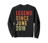 Legend Since June 2018 Vintage 2018 Birth Of Birthday Gifts Sudadera