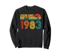 Legend Since May 1983 43rd Birthday 43 Years Old Vintage Sudadera