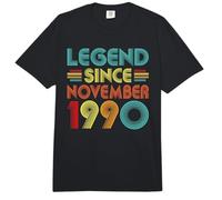 Legend Since November 1990 36th Birthday Retro 36 Years Old Comfort Colors Adult Heavyweight T-Shirt