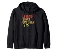 Legend Since October 1975 Vintage 1975 Birth Of Birthday Sudadera con Capucha