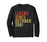 Legend Since October 2001 Vintage 2001 Birth Of Birthday Manga Larga