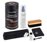 Legend Vinyl Kit de limpieza de vinilo completo | Incluye 2 paños grandes de microfibra | Solución de 200 ml | Cepillo antiestático contra el polvo | Todo lo que necesitas para cuidar tu vinilo