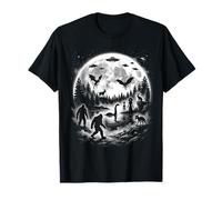 Legendario Cryptid Moonlight Paranormal Folklore Misterio Arte Camiseta