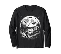Legendario Cryptid Moonlight Paranormal Folklore Misterio Arte Manga Larga