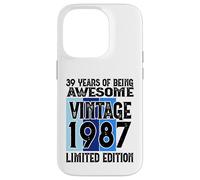 Legendario Desde 1987 Edición Limitada 39 cumpleaños Carcasa para iPhone 14 Pro