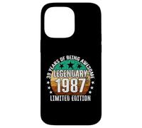 Legendario Desde 1987 Edición Limitada 39 cumpleaños Carcasa para iPhone 14 Pro MAX