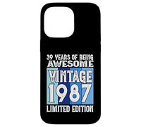 Legendario Desde 1987 Edición Limitada 39 cumpleaños Carcasa para iPhone 14 Pro MAX