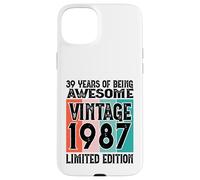 Legendario Desde 1987 Edición Limitada 39 cumpleaños Carcasa para iPhone 15 Plus