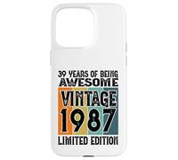 Legendario Desde 1987 Edición Limitada 39 cumpleaños Carcasa para iPhone 15 Pro MAX
