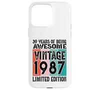 Legendario Desde 1987 Edición Limitada 39 cumpleaños Carcasa para iPhone 15 Pro MAX