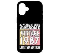 Legendario Desde 1987 Edición Limitada 39 cumpleaños Carcasa para iPhone 16