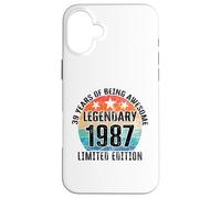 Legendario Desde 1987 Edición Limitada 39 cumpleaños Carcasa para iPhone 16 Plus