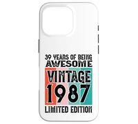 Legendario Desde 1987 Edición Limitada 39 cumpleaños Carcasa para iPhone 16 Pro