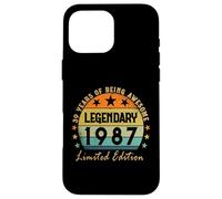 Legendario Desde 1987 Edición Limitada 39 cumpleaños Carcasa para iPhone 16 Pro MAX