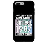 Legendario Desde 1987 Edición Limitada 39 cumpleaños Carcasa para iPhone 7 Plus/8 Plus