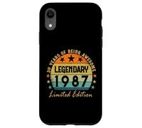 Legendario Desde 1987 Edición Limitada 39 cumpleaños Carcasa para iPhone XR
