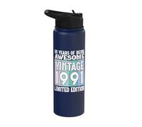 Legendario desde 1991 Edición limitada 35 cumpleaños Stainless Steel Insulated Water Bottle