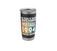 Legendario desde 1994 Edición limitada 32 cumpleaños Vaso térmico de acero inoxidable de doble pared
