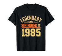 Legendario Desde el 11 de septiembre de 1985 Impresionante cumpleaños Retro Camiseta