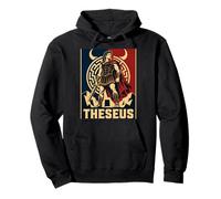 Legendario héroe Griego Teseo Laberinto Guerrero Sudadera con Capucha