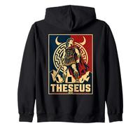Legendario héroe Griego Teseo Laberinto Guerrero Sudadera con Capucha