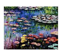 Legendarte - Cuadro Lienzo, Impresión Digital - El Estanque Con Nenúfares - Claude Monet - Decoración Pared cm. 40x50