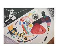 Legendarte - Cuadro Lienzo, Impresión Digital - Mancha Roja II - Wassily Kandinsky - Decoración Pared cm. 50x70