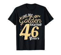 Legendary 46 Year golden Marriage anniversary Crew Men Women Camiseta