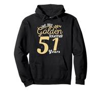 Legendary 51 Year golden Marriage anniversary Crew Men Women Sudadera con Capucha
