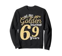 Legendary 69 Year golden Marriage anniversary Crew Men Women Sudadera
