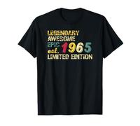 Legendary Awesome Epic Birthday Gift 1965 Limited Edition Camiseta